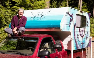 Sarah on Truck for Yes web.jpg