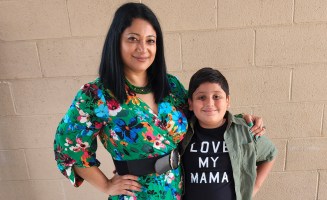 Yenni Rivera and her son, Luke