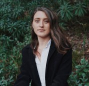 Kala Hunter looks at the camera